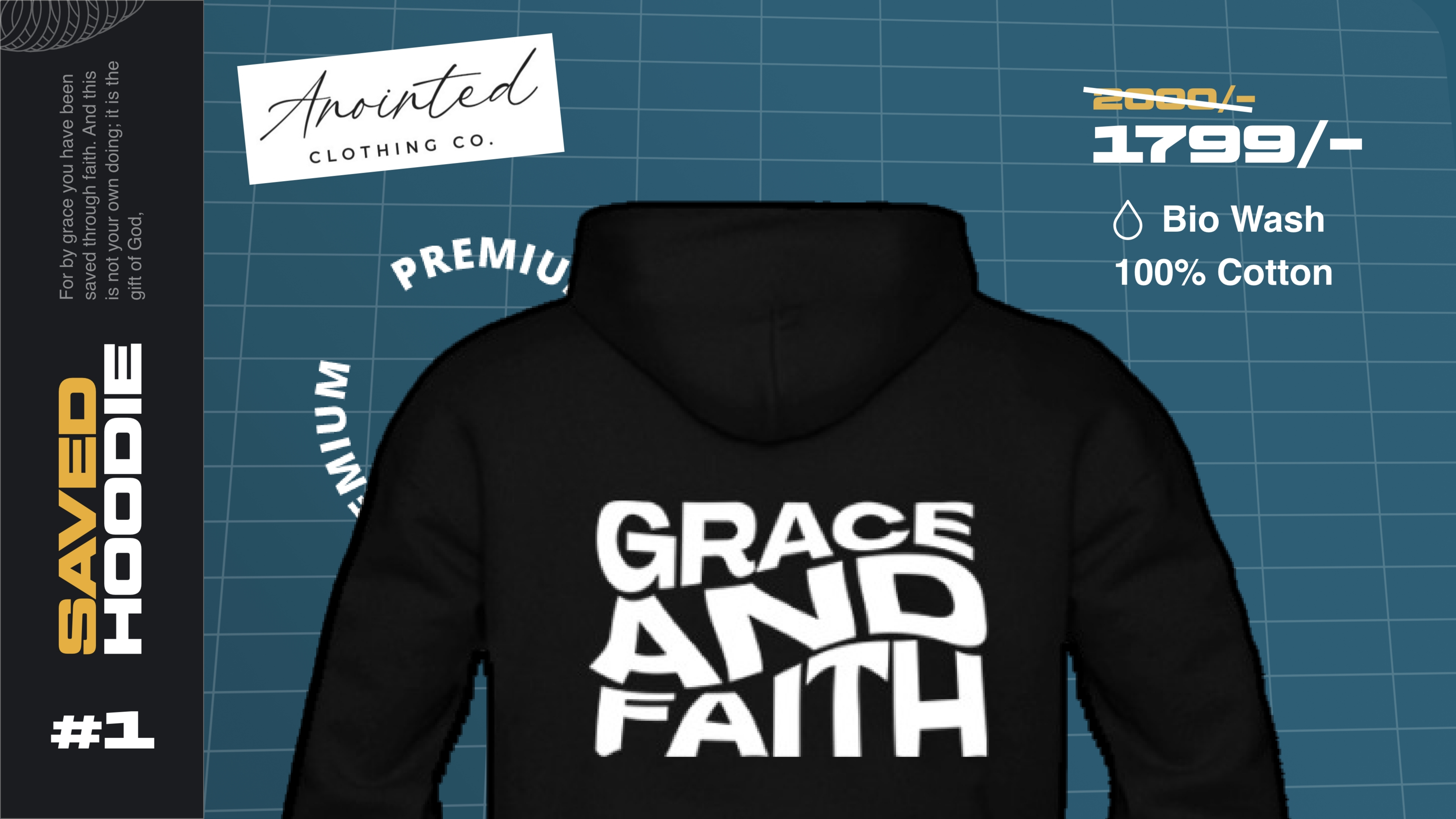 Product Presentation x Anointed Clothing Co. graphic design