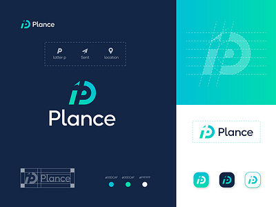 Plance logo, plogo, travel logo design app blockchain brand branding design graphic design icon illustration latter p logo lettering logo travel typography vector