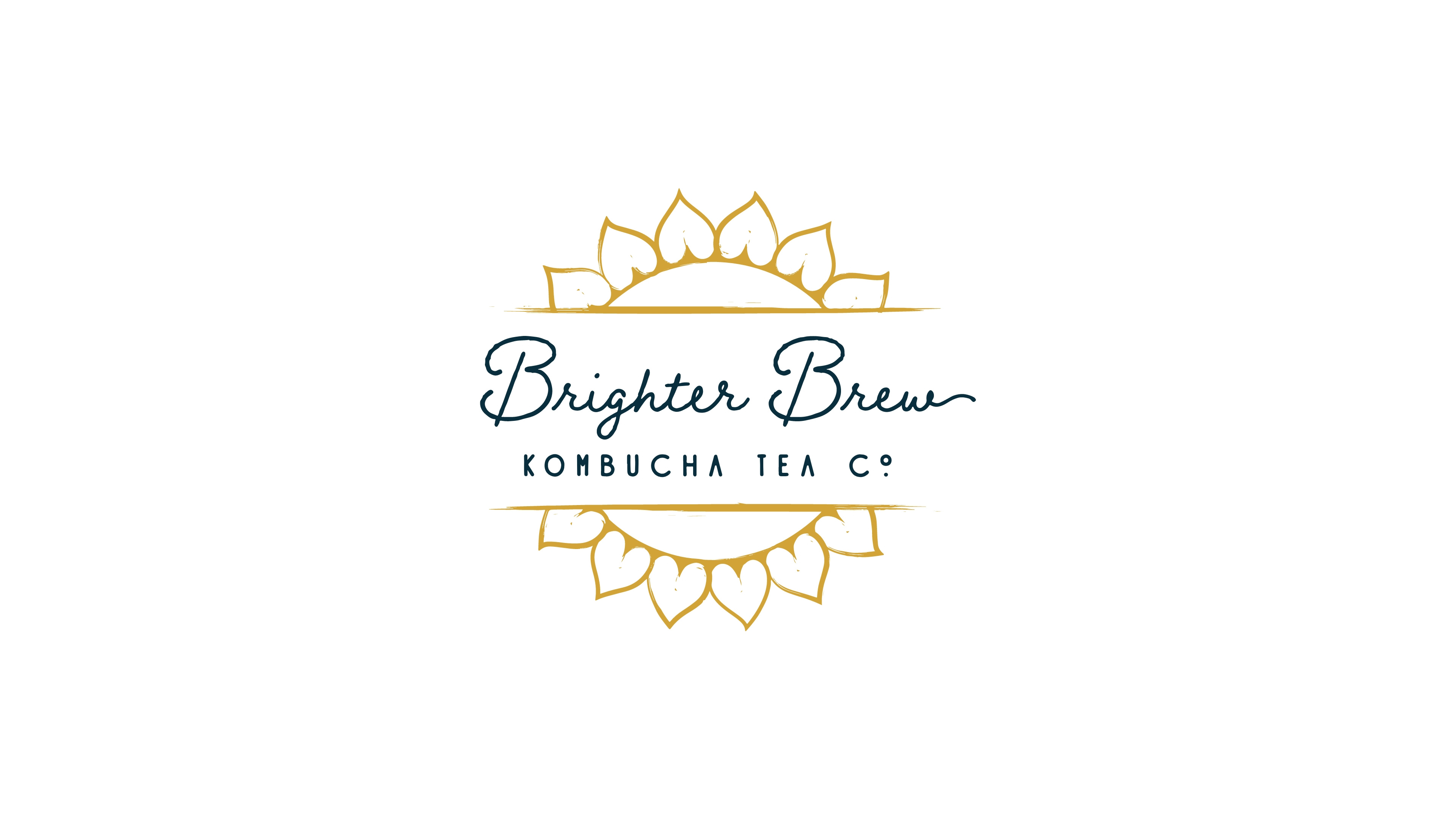 Brighter Brew Kombucha Branding branding graphic design