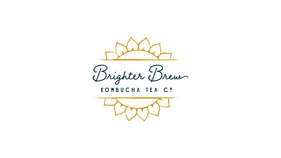 Brighter Brew Kombucha Branding branding graphic design