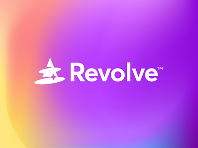 Revolve - Logo Concept v5 bitcoin brand identity branding crypto drill energy environment green hat industry logo magic mining re revolve turn visual identity wizard