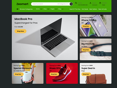 ZEOMARK(website) design figma interactive design landing page ui user interface ux website