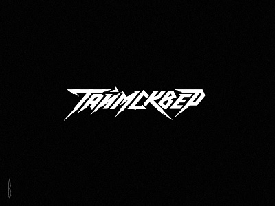 Таймсквер cyberpunk gothic letter lettering logo logotype metal metal music modern music band music logo rock rock music typography