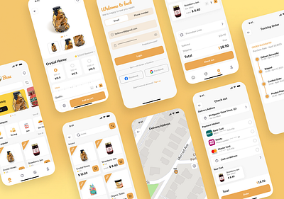 Local Business - Beez (Specialties Store) app design ecommerce minimal ui uiuxdesign ux