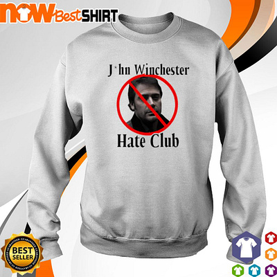 John Winchester hate club shirt john winchester