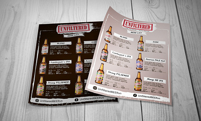 beer flyer design adobe branding design graphic design typography vector