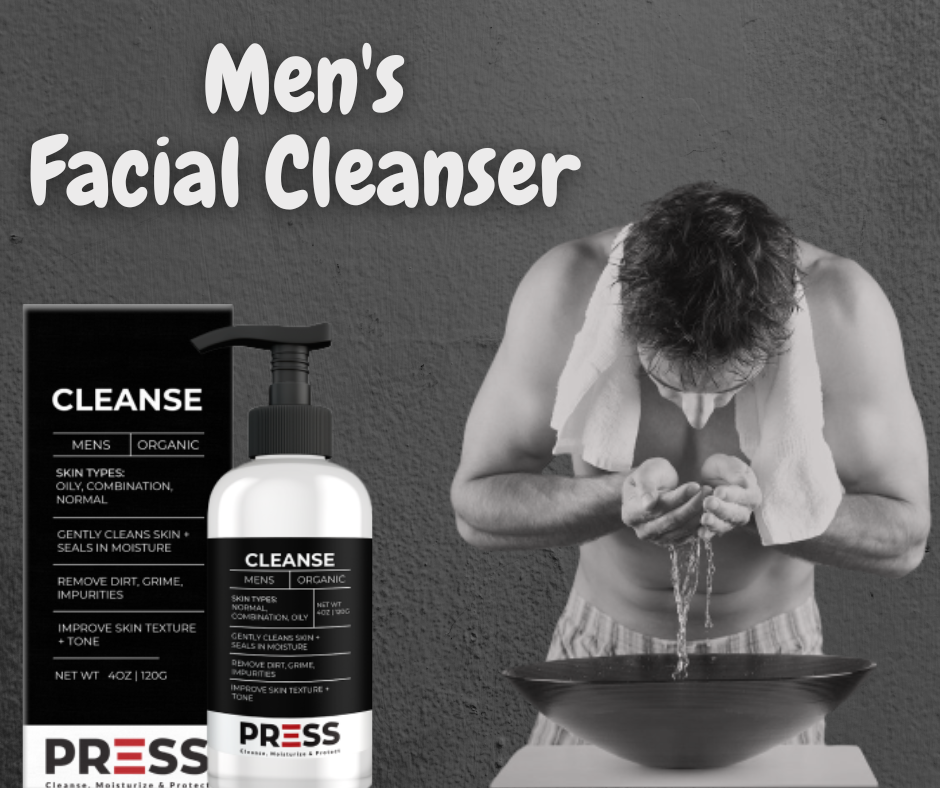 Best Men's Facial Cleanser by Press Skin Care on Dribbble