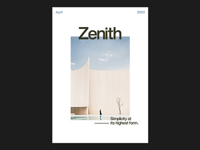 051 Zenith arquitecture branding cartaz clean cover design graphic design helvetica helvetica poster mag magazine minimal minimalism minimalismo poster posters print design revista type zenith