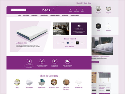 Somerset Beds brand dailyui design graphic design ui ui design ux vector web website