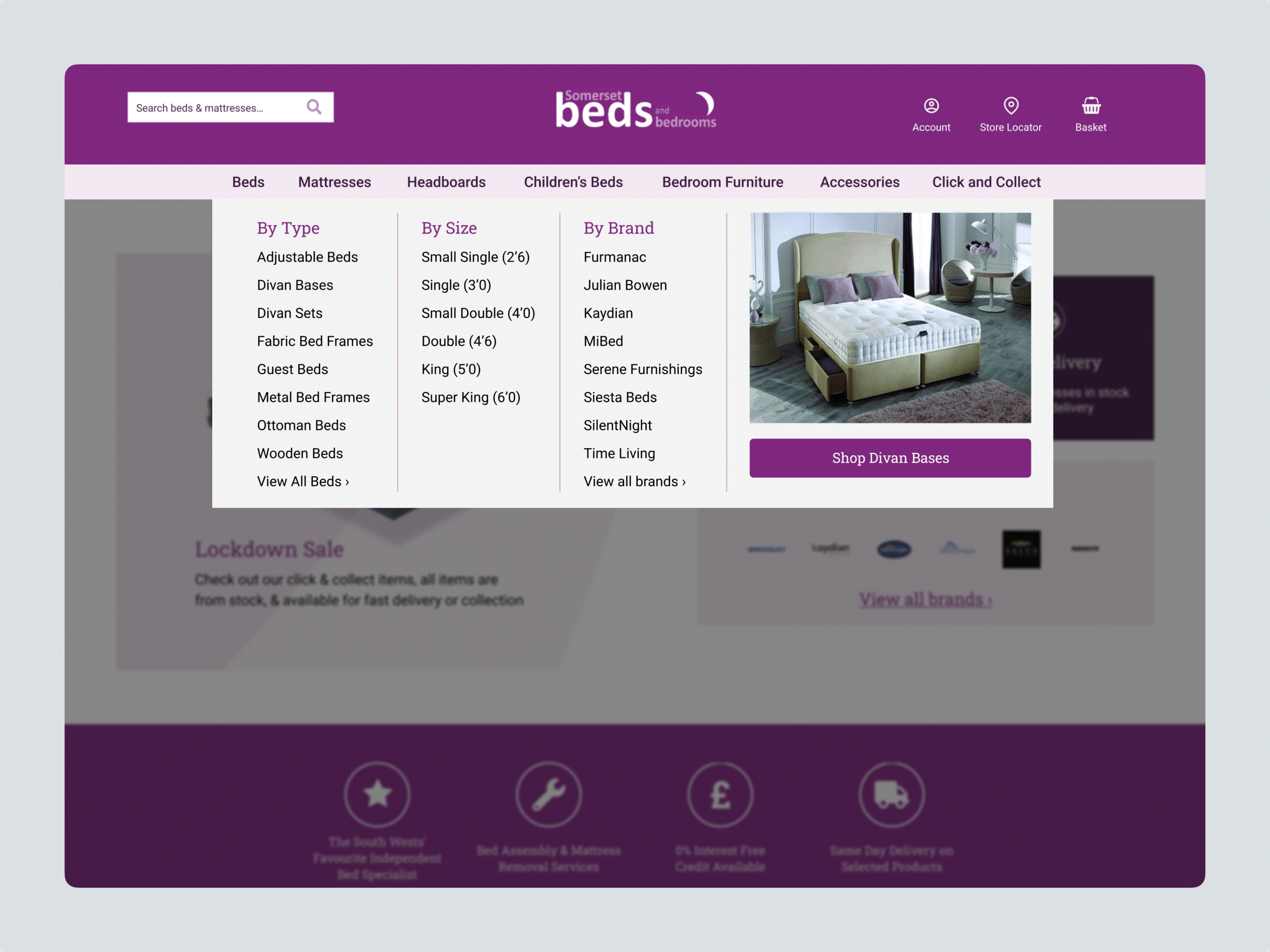 Somerset Beds brand