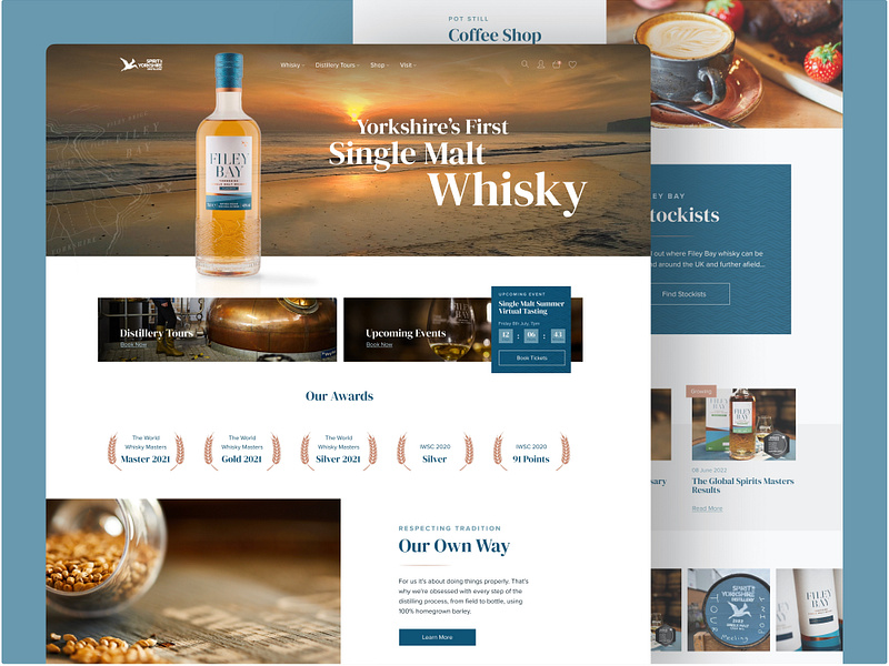 The Spirit of Yorkshire brand dailyui design graphic design ui ui design ux vector web website