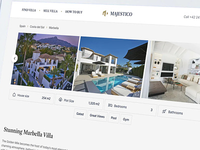 Majestico Luxury Villas filters gallery luxury majestico villa web design web development website