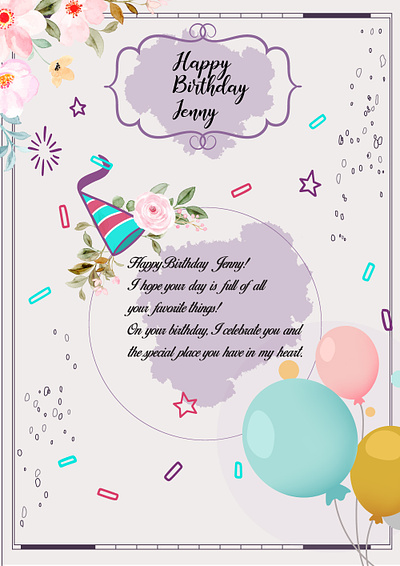Birthday card design birthday card birthday card design design graphic design