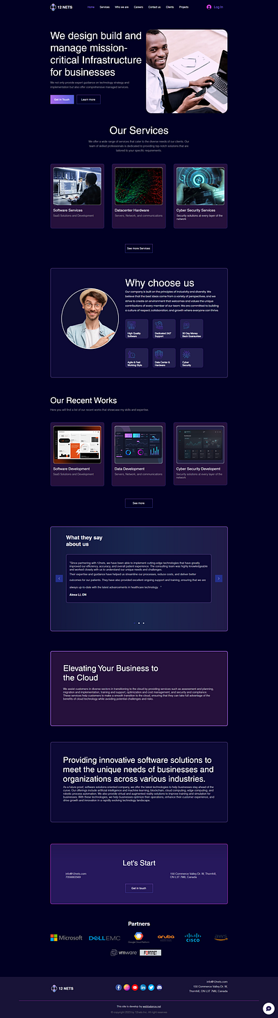 Agency website made by Wix agency website branding design landing page ui web design website website design wix