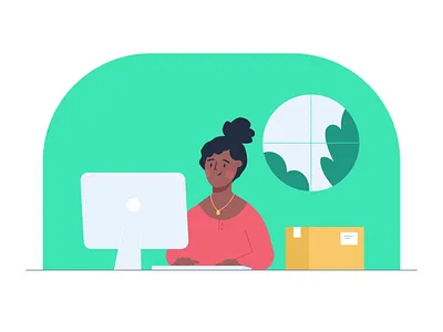 Don't forget the mail! animation character illu illustration motion graphics