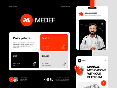 Medef Branding brand brand guidelines brand identity brand sign branding business design halo halo lab identity logo logo design logotype marketing packaging smm startup