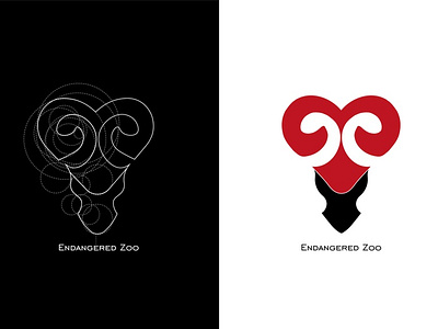 Logo / Endangered Zoo animals branding design desinger dribbble graphic design icon illustration illustrator logo pho ui website