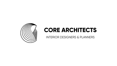 Branding project for Core Architects by Promot branding graphic design illustration typography vector