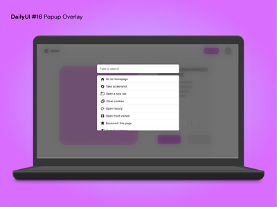 DailyUI Challenge Day 16 - Popup/Overlay challenge dailyui design ui uiux vector