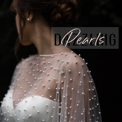 Dazzling Pearls by L Design Studio branding cosmetics design fashion girly logo logo design pearls typography