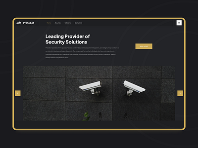 Protobot: Security & Access Control Showcase 🔐 design graphic design minimal typography ui ux vector web