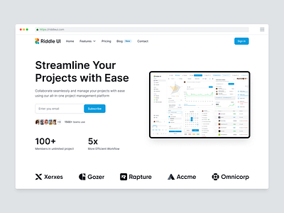 Riddle UI Web Design system (v1.0) dark theme dashbaord dashboard design design system figma figma design graphic design hero section product design ui ui kit ux