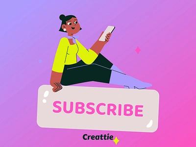 Subscribe animated illustration animatedillustrations animatedlottie animation calltoaction contentcreators creattie design illustration influencers lottie lottieanimation lottieillustration lotties motion graphics subscribecalltoaction ui uianimation vector