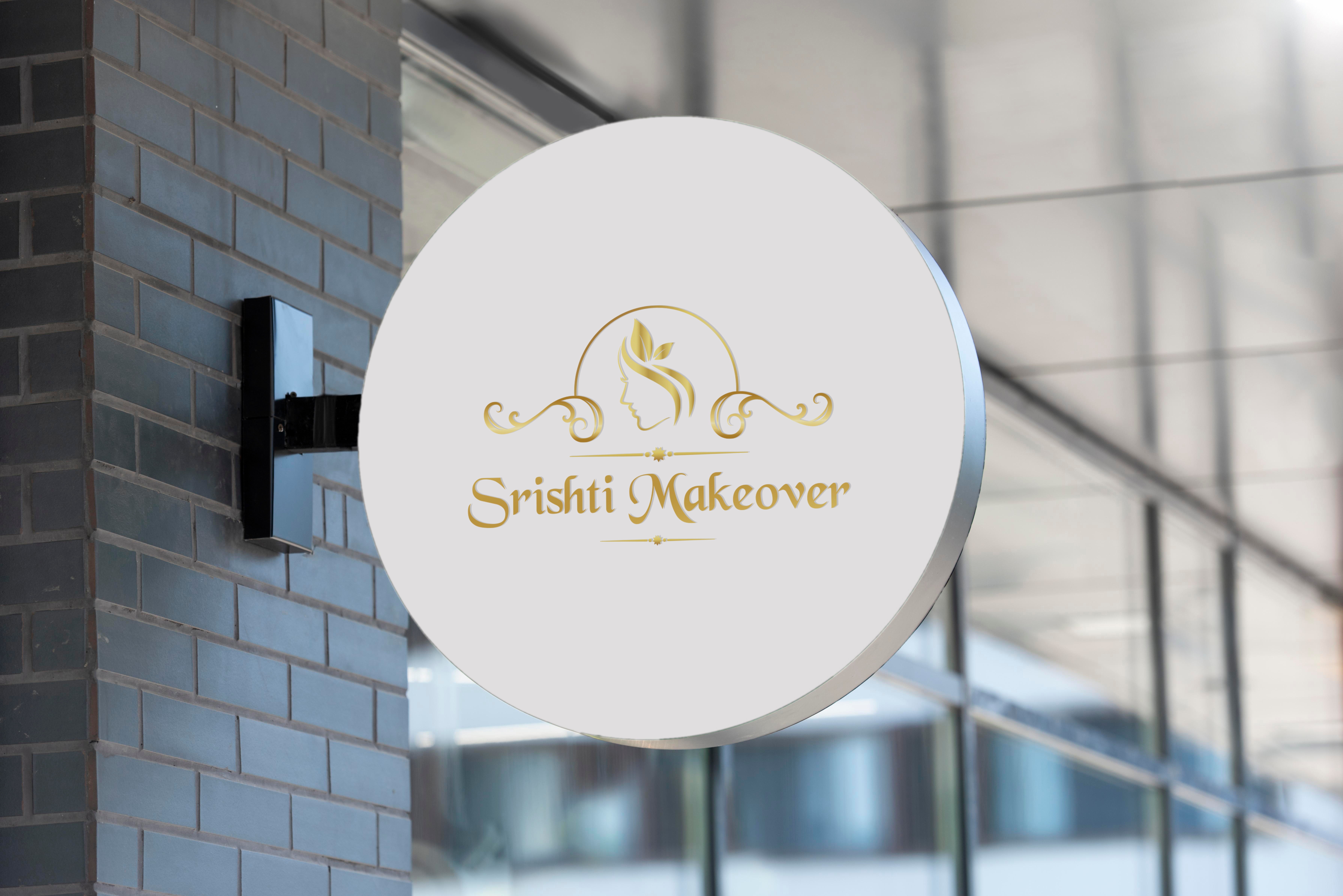 Srishti Makeover Logo Design brand design branding braning creative ui illustrator logo logo design logo ideas logo inspiration makeover logo design minimal logo photoshop