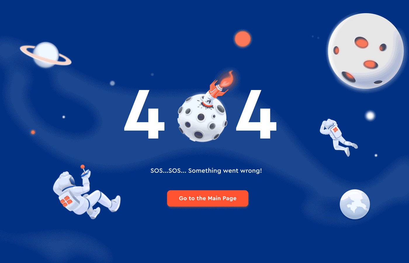 404 Page Error 404 animation astronauts ccl clever code lab error error page graphic design moon motion graphics page error space