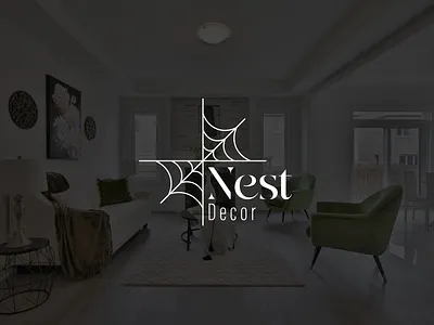 NEST DECOR - INTERIOR DOCOR BRAND branding design graphic design illustration logo vector