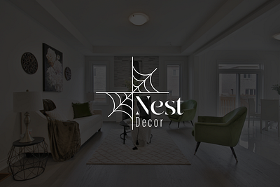 NEST DECOR - INTERIOR DOCOR BRAND branding design graphic design illustration logo vector