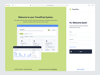 TravelPro: Seamless Login Experience UI ✈️ app branding design graphic design illustration logo minimal typography ui ux vector web website