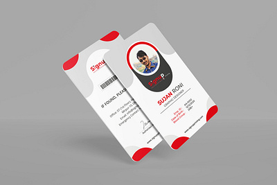 ID Card Design branding graphic design id card vector