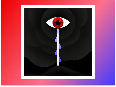 I — 36 Days of Type 36daysoftype 36daysoftype10 challenge daily ui eye gradient illustration letter poster rose thorn typeface vector