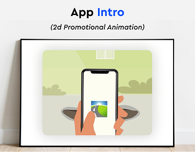 App Intro With 2D Animation animation app branding design graphic design illustration logo mobile design ui ux vector
