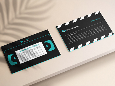 Branding for Tapes to Digital branding business card cinema graphic design illustration logo logo design tape tapes typography vector video video editing visual identity