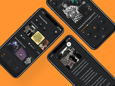 Music app concept app design graphic design ios music music app neomorphism ui ux