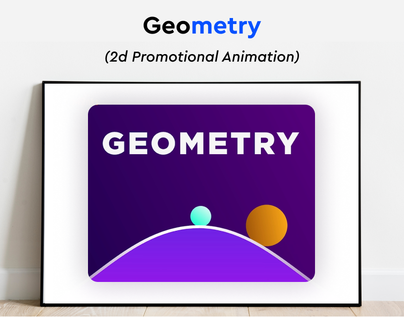 Motion Design In Geometry animation app branding design graphic design illustration logo mobile design ui ux vector