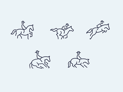 Equestrian icons equestrian equestrian icons icons illustration vector