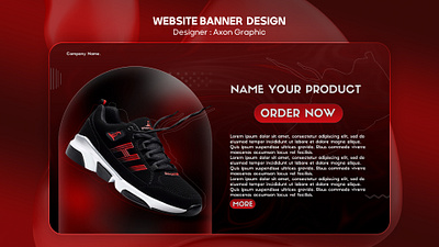 Website Banner Design 3d animation axon banner banner design branding design graphic design illustration logo motion graphics poster design typography ui vector website wordpress wordpress theme youtube پوستر تبلیغاتی