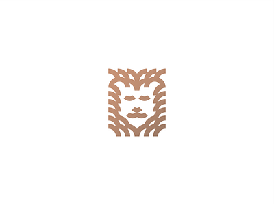 Lion africa animal branding cat geometry happy heraldry icon illustration jungle king logo mark minimalist pattern repetition sleeping smile ui