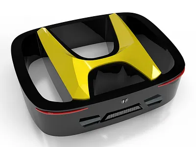 Branded Alphabet | H is for... 36dot 3d branding car render rendering