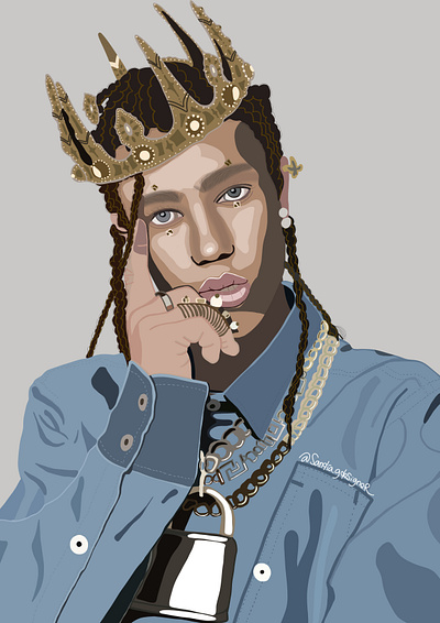 King! design fashion graphic design illustration ilustraciones king men