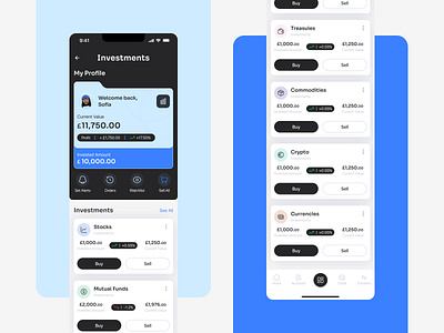 Banking App Concept app application banking colorful crypto mobile ui