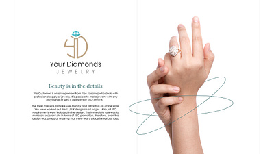 Your Diamonds | eCommerce design ecommerce graphic design illustration photoshop ui ux uxui design