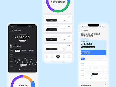 Banking App Concept app application banking colorful crypto design mobile ui