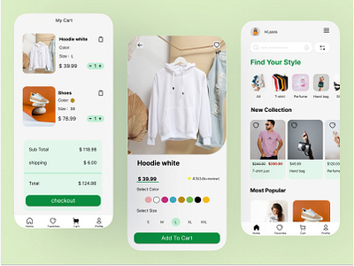 Online shop app design ui user experience user interfaces ux