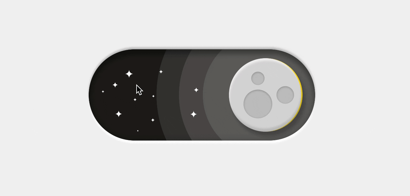 Toggle on/off app design illustration motion graphics ui ux vector