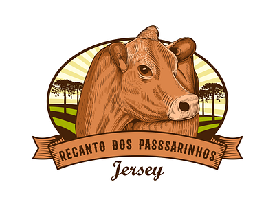 Logo For Recanto dos passarinhos branding design graphic design illustration ilustractor logo tshirt vector vintage