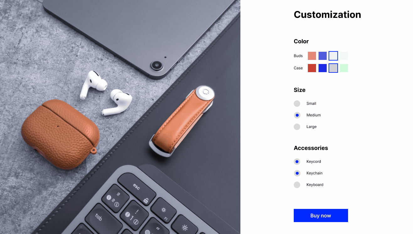 033 Customize Product 033 033customize product adobe xd animation app design customize product customizeproduct daily ui dailyui dailyui033 dailyuicustomize product design figma flatdesign graphic design ui